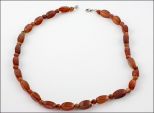 Сердолик бусы витой+шарик*