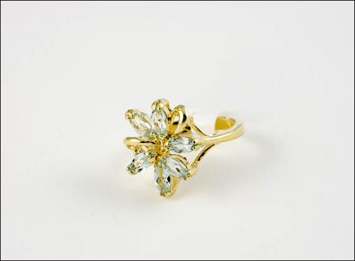 Топаз кольцо 6 камней   6* ― Самоцветы мира