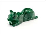 Фигурка из малахита кошка 20х35х65 мм 25974