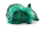 Фигурка из малахита крыса 30х40 мм 26399