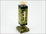 Подсвечник комбинированный с ящеркой 45х45х150мм