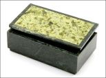 Шкатулка с  полированной комбинров.крышкой 110х60х40мм