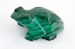 Фигурка из малахита лягушка 20х30х50 мм 32311