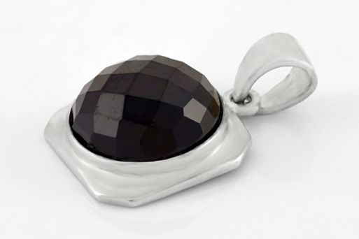 Серебряный кулон с шпинелью 32823 купить в магазине Самоцветы мира
