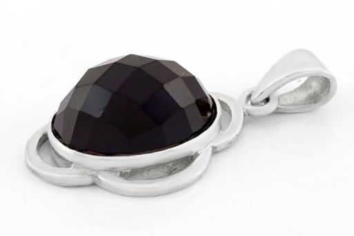Серебряный кулон с шпинелью 32875 купить в магазине Самоцветы мира