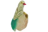 Фигурка сойка из яшмы у гнезда. Вес 100-130 гр.