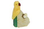 Фигурка попугай из оникса у гнезда. Вес 100-130 гр.