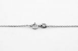 Цепочка из серебра якорная 40 см 37049