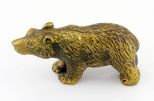 Фигурка из бронзы медведь 55х30х18 мм 39723