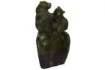 Фигурка медведи из лабрадорита. Вес 1200 гр.