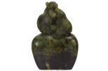 Фигурка медведи из лабрадорита. Вес 1200 гр.