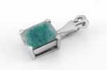 Кулоны из серебра с бериллом