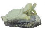 Фигурка из  Хризопраза Черепахи. Вес 700 гр.