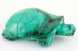 Фигурка из малахита черепаха 30х50х80 мм 41669