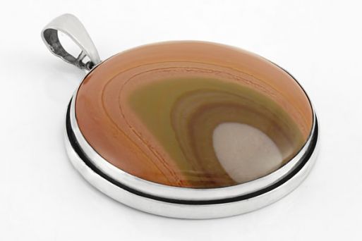 Серебряный кулон с яшмой 41707 купить в магазине Самоцветы мира