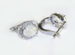 серьги горный хрусталь 6,5гр.*