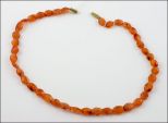 Сердолик бусы лепешки огранка мелкие*