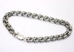 Браслет из серебра бисмарк 21 см 48025