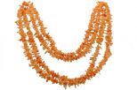 Коралл бусы иголочки. Вес 55 гр. Длина 120 см.