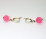 серьги кварц розовый 5,5гр*