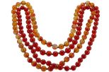Сердолик бусы шарик 8 мм. Длина 120 см.