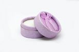 Коробка под кольцо бум.сиреневая кругл.5,0см