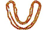 Сердолик бусы шарик 6 мм. Длина 128 см.
