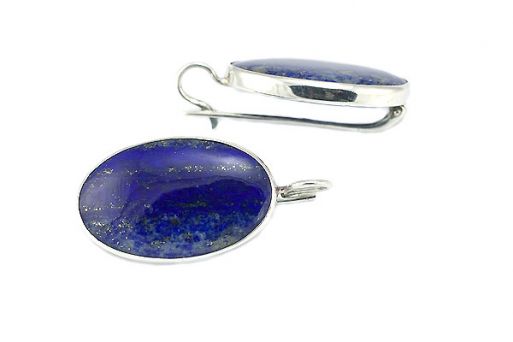 Серьги из серебра с Лазуритом.