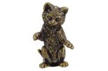Фигурка из бронзы котик хватает 30х30х15 мм
