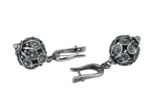 Серьги из серебра 925 пробы.