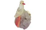 Фигурка сойка из горного хрусталя. Вес 100-130 гр.