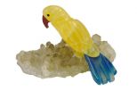 Фигурка попугай микро из оникса.Вес 40-60 гр.