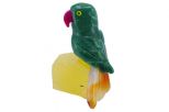 Фигурка попугай микро из зеленого авантюрина. Вес 40-60 гр.