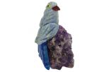 Фигурка сойка микро из лазурита. Вес 40-60 гр.