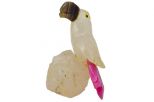 Фигурка тукан микро из розового кварца. Вес 40-60 гр.