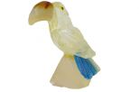 Фигурка тукан микро из цитрина. Вес 40-60 гр.