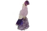 Фигурка тукан микро из аметиста. Вес 40-60 гр.