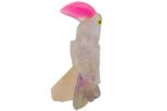 Фигурка тукан микро из аметиста. Вес 40-60 гр.