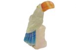 Фигурка тукан микро из яшмы. Вес 40-60 гр.