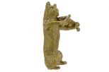 Фигурка из бронзы кот играет на скрипке 38х30х20 мм 57044