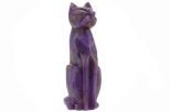 Чароит Кошка. Вес 100 гр.
