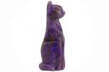 Чароит Кошка. Вес 100 гр.