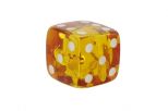 Янтарь кость игральная 14х14мм.Вес 4,0 гр.