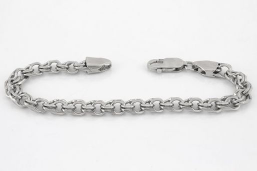 Серебряный браслет бисмарк 61059 купить в магазине Самоцветы мира