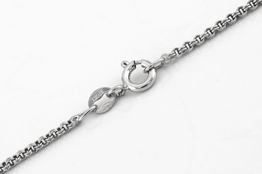 Серебряную цепочку ролло 61090 купить в магазине Самоцветы мира