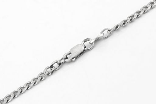 Серебряную цепочку панцирная 61310 купить в магазине Самоцветы мира