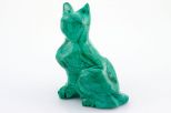 Фигурка из малахита кошка 20х30х45 мм 61425