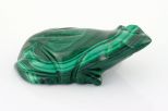 Фигурка из малахита лягушка 15х25х55 мм 61432