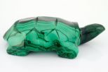 Фигурка из малахита черепаха 25х40х80 мм 61437