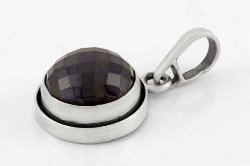 Серебряный кулон с шпинелью 63724 купить в магазине Самоцветы мира